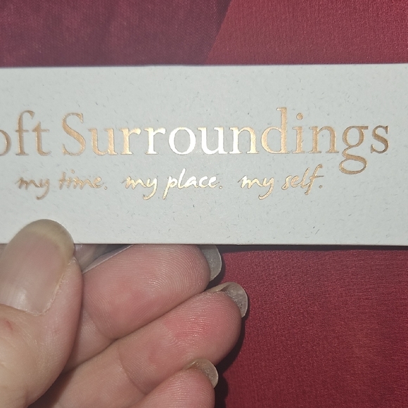 Soft Surroundings With Shear Button Sleeves Tunic - Rose Layering - Picture 6 of 11